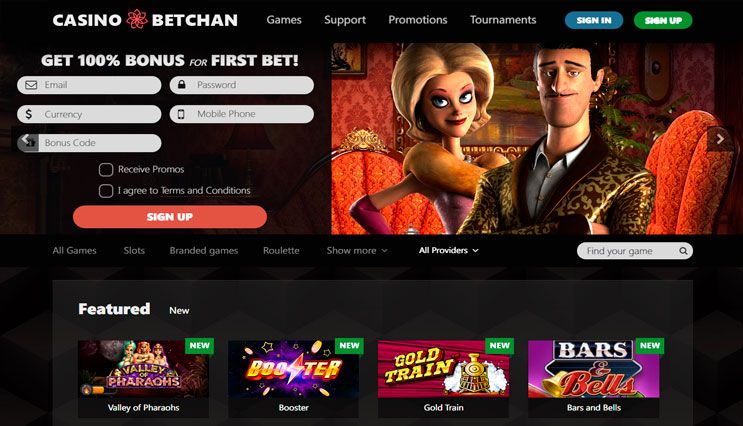 Betchan Casino review